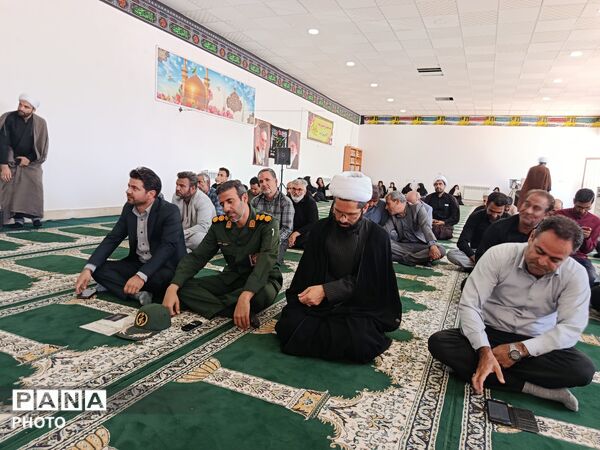 تجدید میثاق فرهنگیان شهرستان خوسف با آرمان‌های آقای شهید ایران