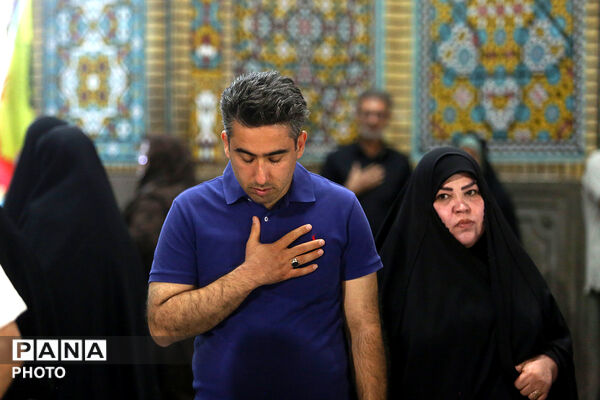 مراسم سالروز شهادت امام جواد(ع) در حرم بانوی کرامت