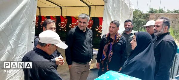 بازدید نمایندگان سازمان بازرسی استان البرز از موکب عاشقان امام شهید 