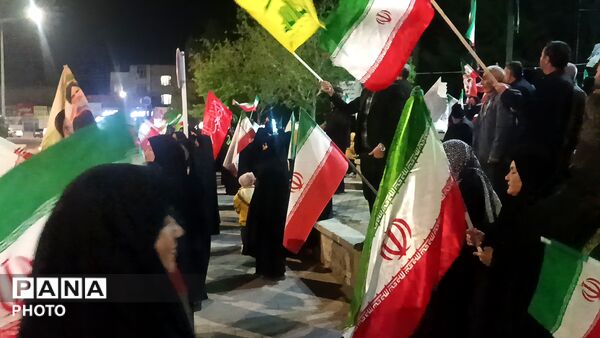 چهل و پنجمین شب از تجمعات مردمی در بی بی شطیطه شهرستان نیشابور 