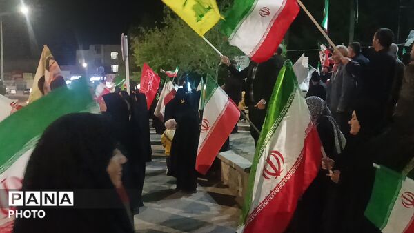 چهل و پنجمین شب از تجمعات مردمی در بی بی شطیطه شهرستان نیشابور 