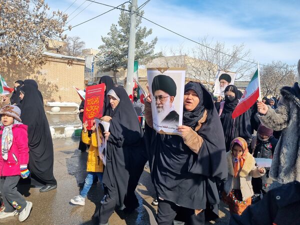 حماسه‌آفرینی دیگر از مردم منطقه رضویه در راهپیمایی 22بهمن