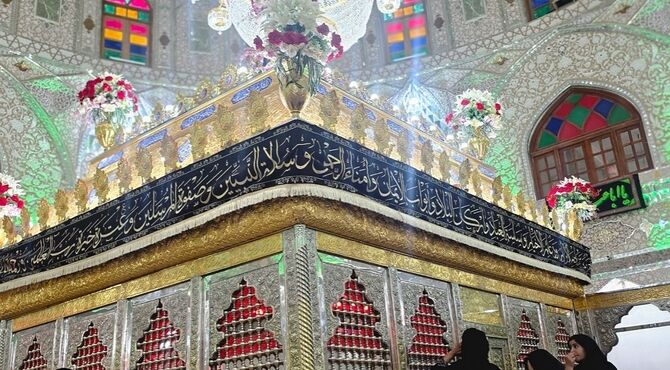  سوگواری ۲۸ صفر در آستان مقدس آقا علی عباس بادرود