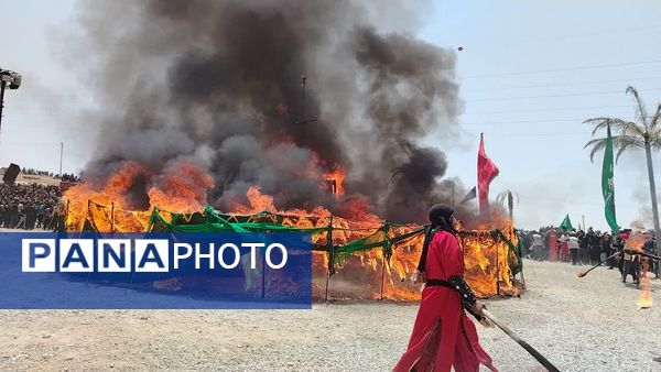 مراسم تعزیه‌خوانی در شهر طاقانک