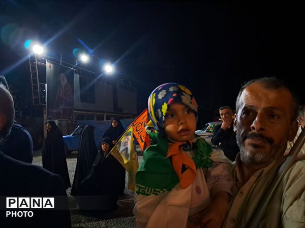 حضور پرشور مردم بخش آسارا در صد و پنجاه و یکمین شب تجمعات مردمی 
