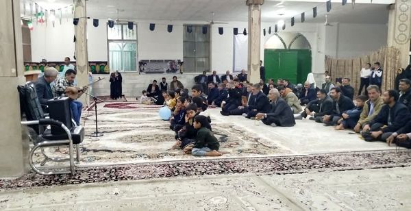 جشن سالروز پیروزی انقلاب اسلامی در  حسینیه روستای مهدی آباد خلیل آباد 