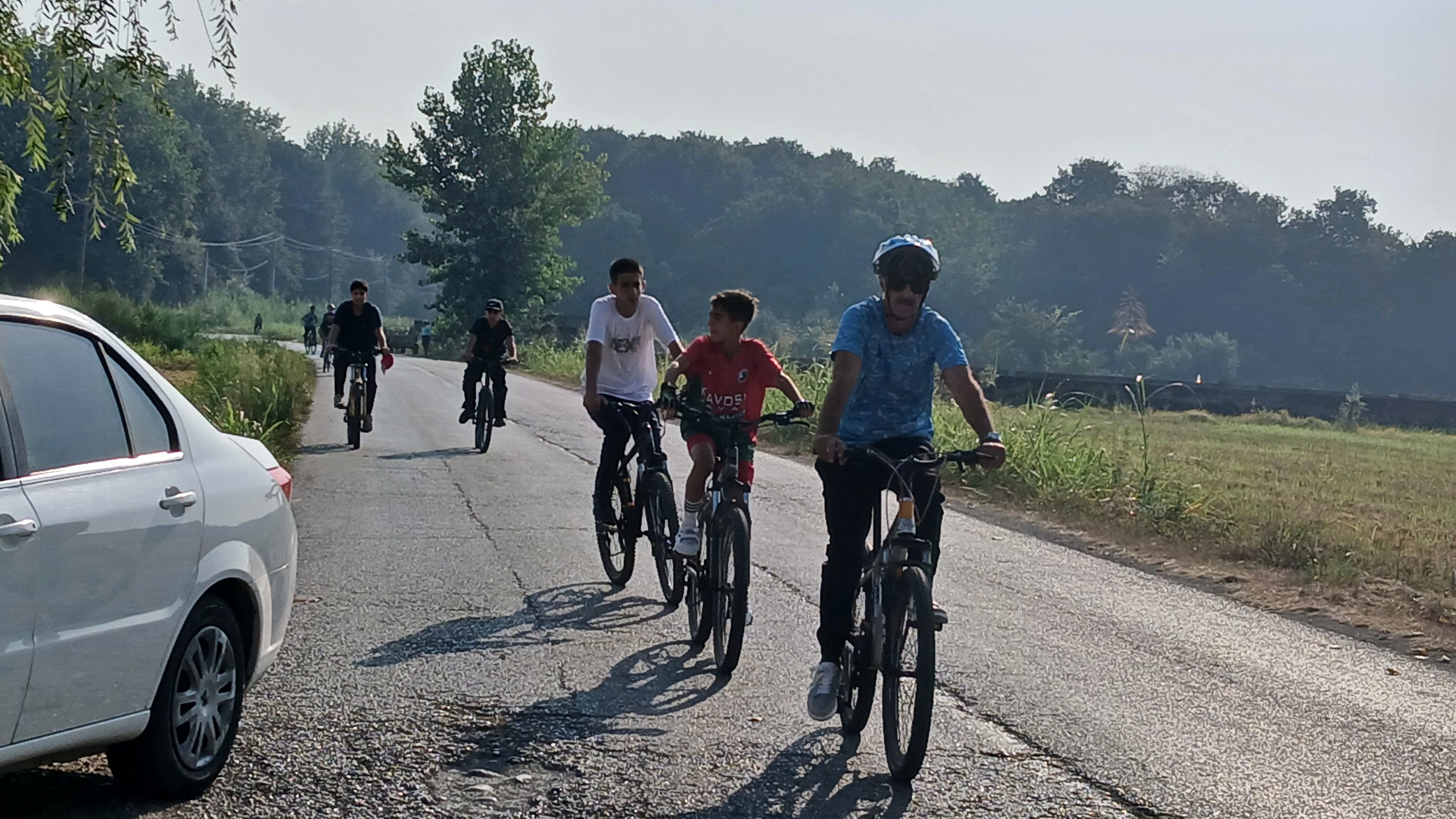 نخستین همایش دوچرخه‌سواری روستای اهلم