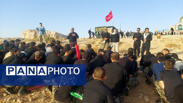 جاماندگان اربعین حسینی در بیجار مسیر عشق را پیمودند