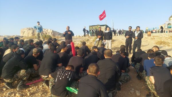 جاماندگان اربعین حسینی در بیجار مسیر عشق را پیمودند