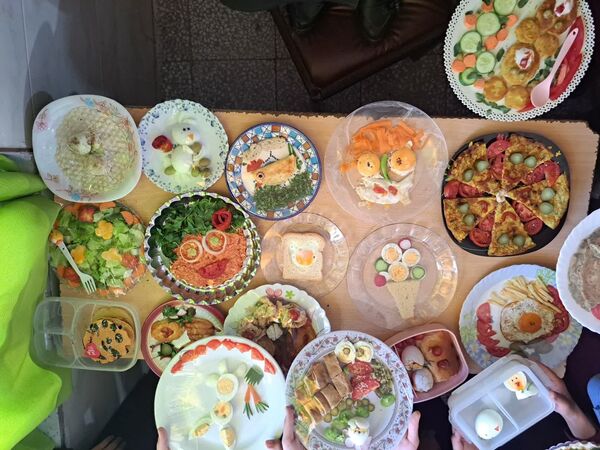 جشن روز جهانی تخم مرغ در دبستان دخترانه الزهرا یزد