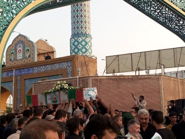 تشییع باشکوه پیکر شهید مبارزه با اسرائیل جنایتکار