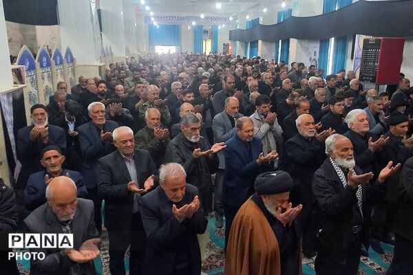 انزجار از تروریسم صهیونیستی ـ آمریکایی و تجدید عهد با راه رهبر شهید در نماز جمعه صباشهر