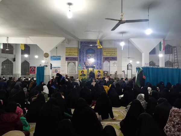 مراسم گرامیداشت شهادت سید حسن نصرالله در مسجد جامع آشخانه 