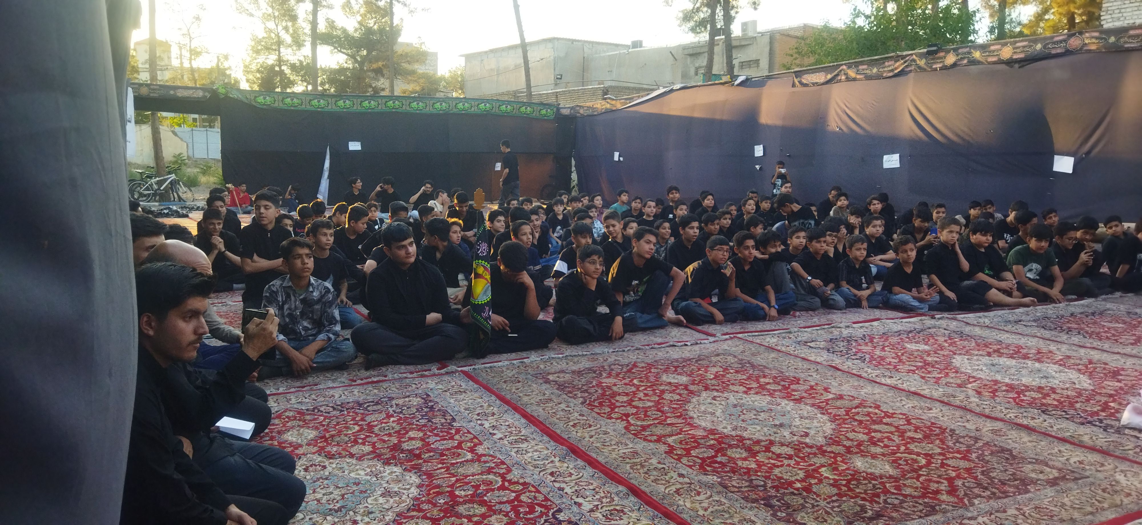 تعزیه خوانان کوچک غیرتی بزرگ نسل آینده ساز در کانون لقمان کاشمر