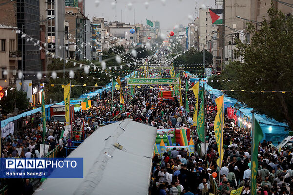 مهمونی ۱۰ کیلومتری غدیر در تهران    