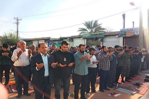 اقامه نماز عید سعید فطر در باشت