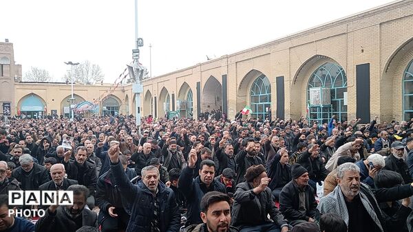 حضور پرشور مردم انقلابی شهرستان نیشابور در نماز جمعه روز جهانی قدس 