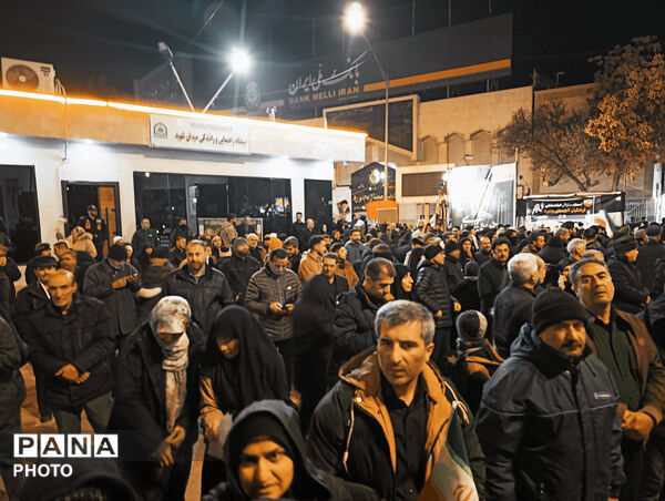 حضور ملت غیور بجنورد در شهرستان بجنورد  پی شهادت رهبر انقلاب 