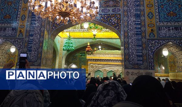 دختران ملاردی در اردوی سیاحتی زیارتی مشهد 