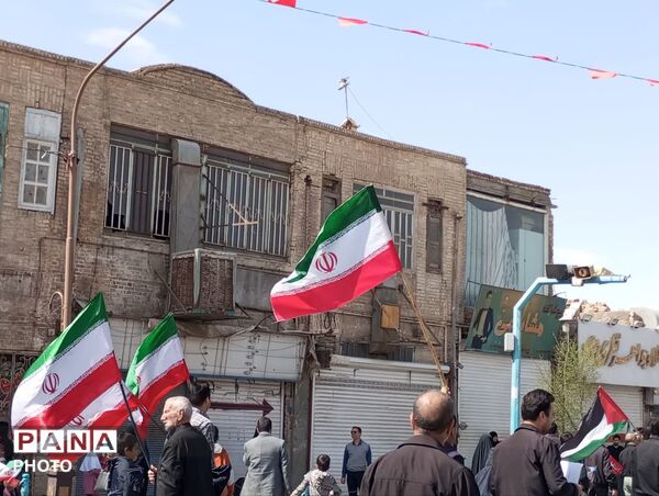 راهپیمایی روز قدس در شهر جهانی یزد