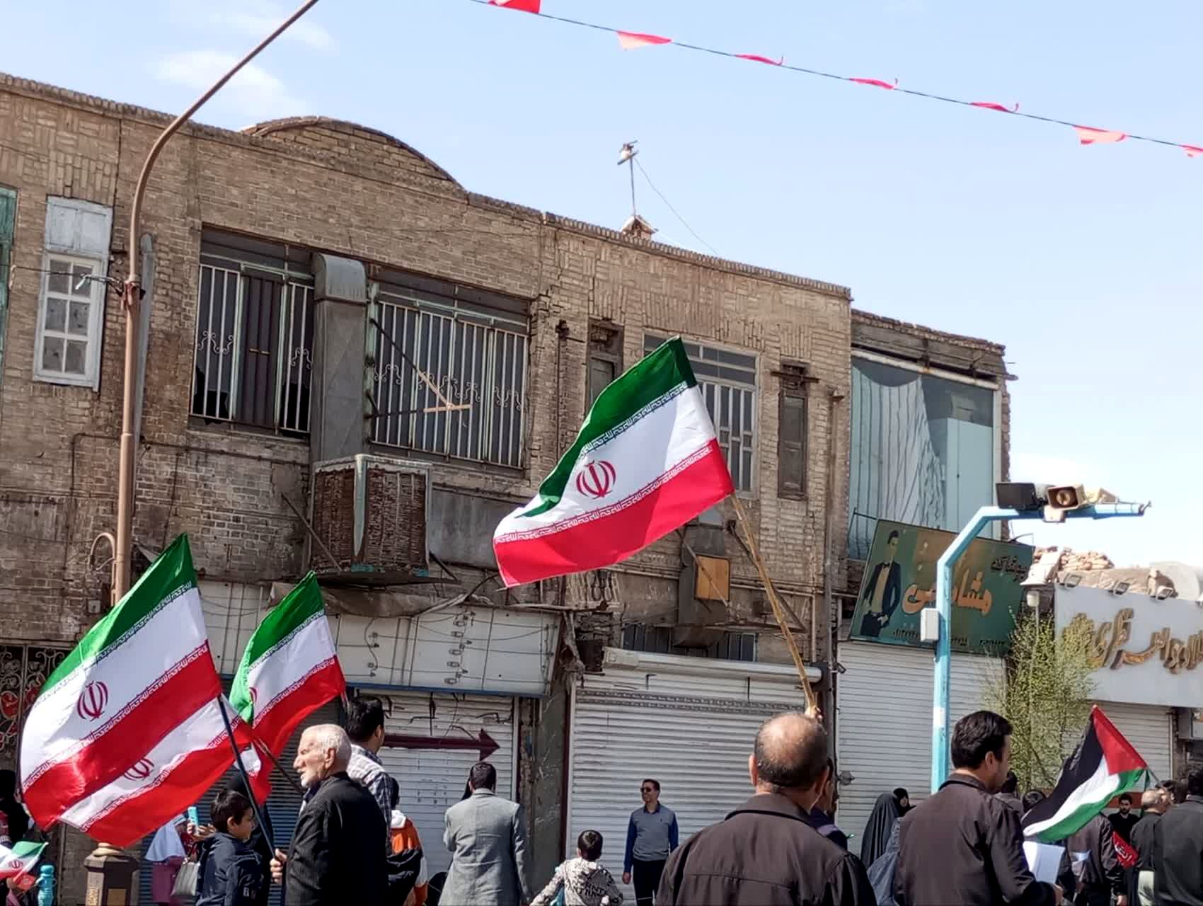 راهپیمایی روز قدس در شهر جهانی یزد