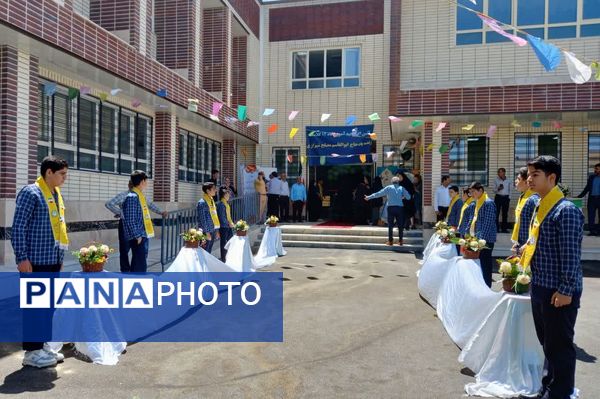 افتتاح آموزشگاه ۱۲ کلاسه حاج ابوالقاسم مصلح شیرازی ناحیه ۴ شیراز در راستای تحقق نهضت عدالت آموزشی