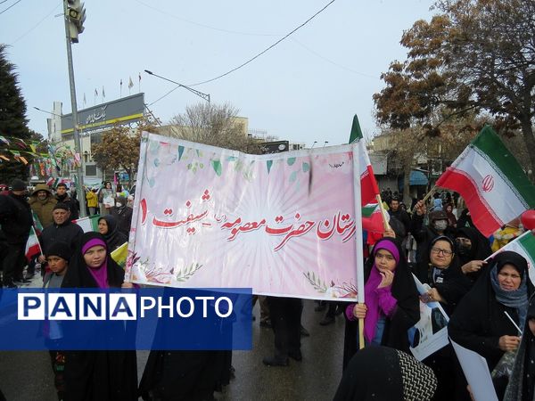 راهپیمایی باشکوه ۲۲ بهمن ماه شهرستان بجنورد 