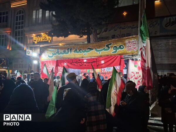 خدمات رسانی موکب های مردمی حسینه فضل نیشابور