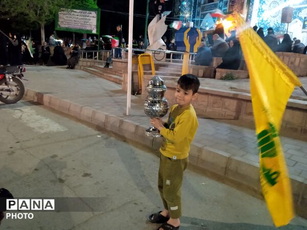 چهل و پنجمین شب از تجمعات مردمی در بی بی شطیطه شهرستان نیشابور 