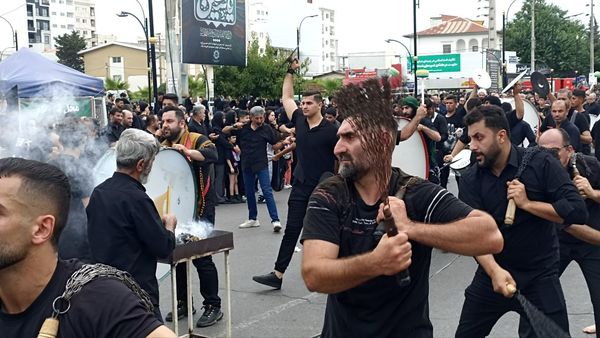 عزاداری تاسوعای حسینی در محمودآباد 