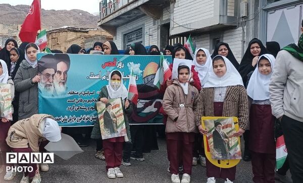 باران می‌بارید و دل‌ها می‌جوشید؛ دهه‌نودی‌های چلیچه در صفوف روز قدس
