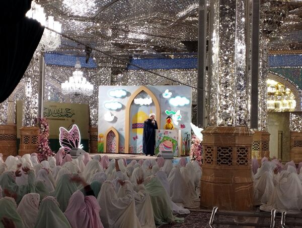 جشن عبادت در حرم مطهر رضوی 