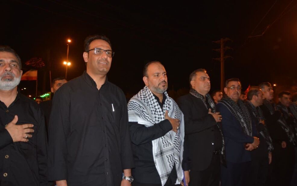 تجلی فرهنگ خدمت در موکب سازمان دانش آموزی استان خوزستان در شهر مرزی دشت آزادگان/چذابه