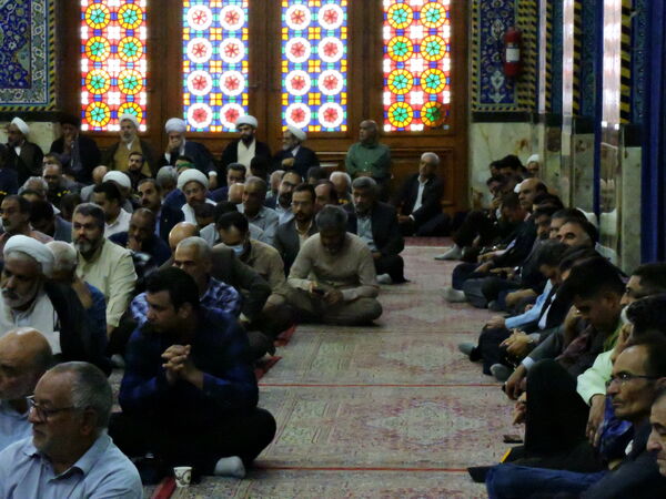 گرامیداشت شهدای هفته دولت در مسجد حظیره یزد