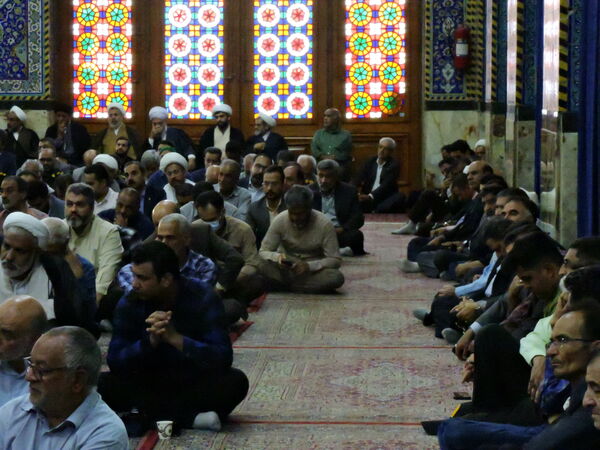 گرامیداشت شهدای هفته دولت در مسجد حظیره یزد