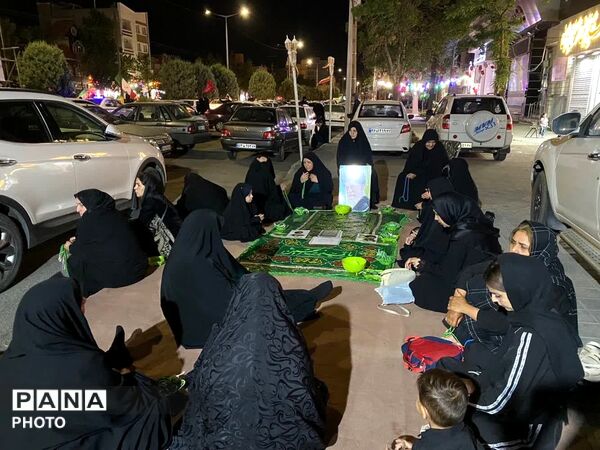 تجلی ایثار و عشق در بلوار فضل نیشابور 