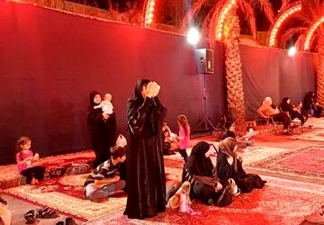 عزاداری اربعین حسینی در موکب کافه شهدا شیراز