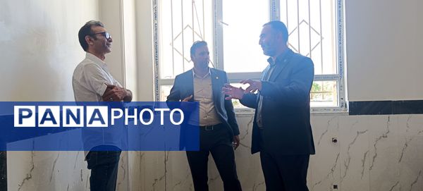 بازدید مدیرکل نوسازی، توسعه و تجهیز مدارس خراسان شمالی از پروژه مدرسه بصیرت آشخانه 
