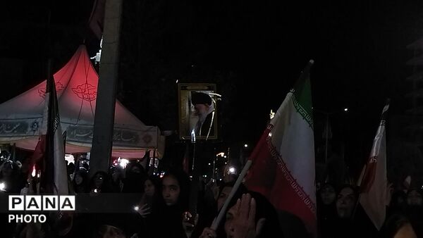 دویست و بیست و نهمین شب از اجتماعات مردمی بلوار فضل نیشابور در قاب پانا 