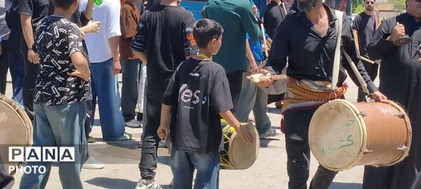 عزاداری عاشورای حسینی در گلزار شهدای گچساران 