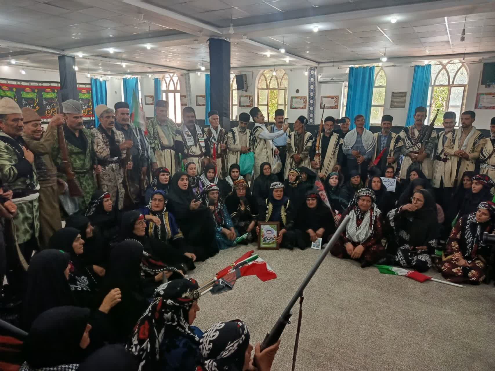 لرستان در سوگِ رهبر شهیدان سیاه پوشید؛ میثاقِ عشایر در حسینیه‌ ثارالله