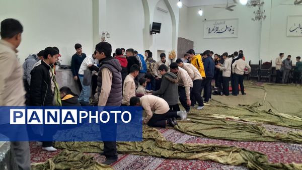 عزاداری شهادت حضرت فاطمه زهرا(س) در دبیرستان ابوریحان یک نیشابور