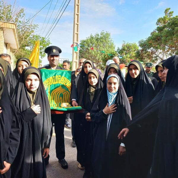 استقبال از خادمان حرم مطهر امام رضا (ع) در شهرستان فاروج 
