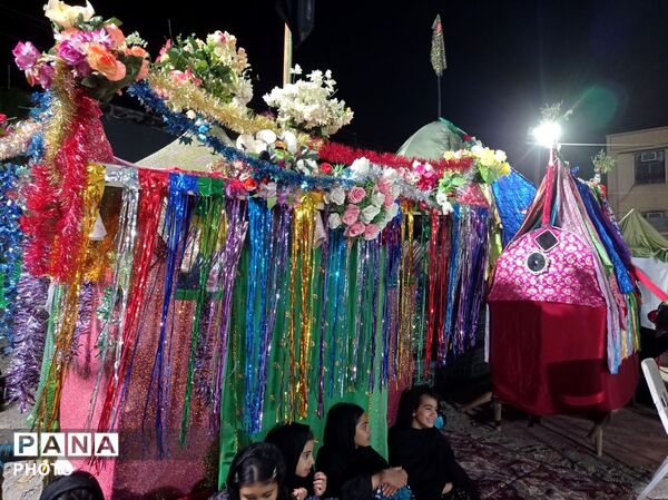 آیین سنتی تعزیه‌خوانی «عروسی شاهزاده قاسم» در محله زرکی میناب