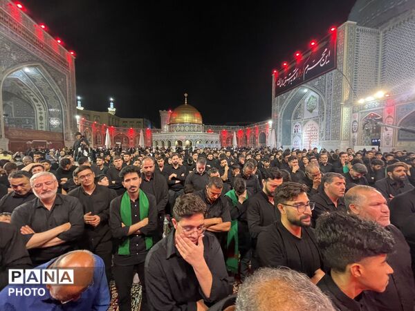 عزاداری هیأت یزد در حرم مطهر رضوی