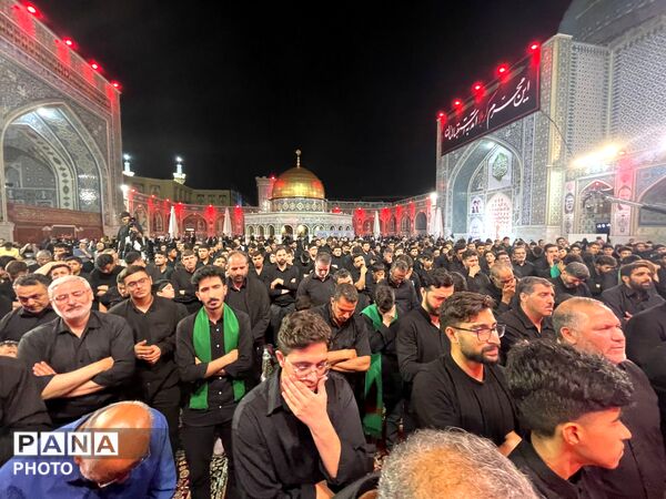 عزاداری هیأت یزد در حرم مطهر رضوی
