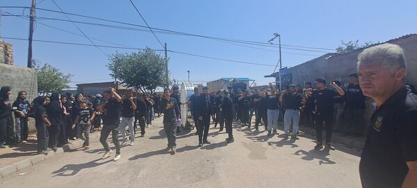 عزاداری ظهر عاشورا در روستای حسن آباد بلهر 