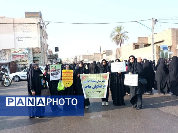 تجدید بیعت مردم بهبهان با انقلاب اسلامی در حماسه ۹ دی