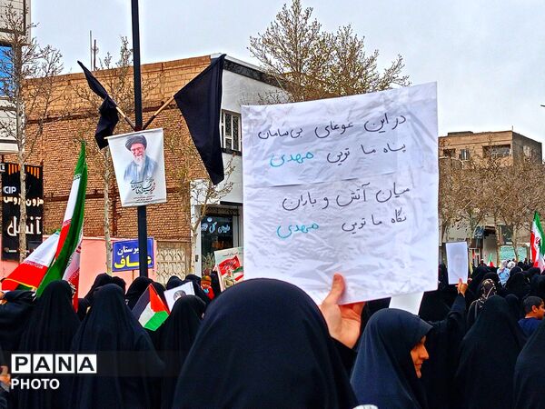راهپیمایی باشکوه روز قدس در کاشمر