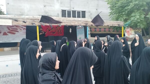 برگزاری هیئت دانش‌آموزی دختران حاج قاسم